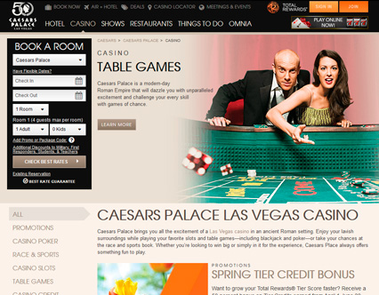 caesars palace las vegas poker